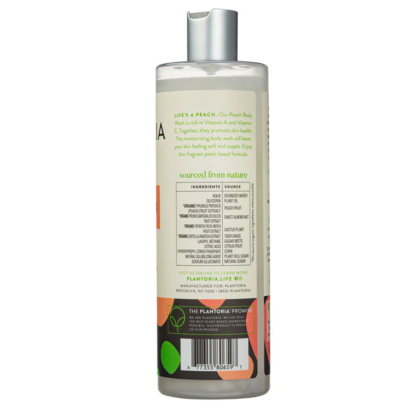 100% Pure Natural Peach Body Wash - Image 3